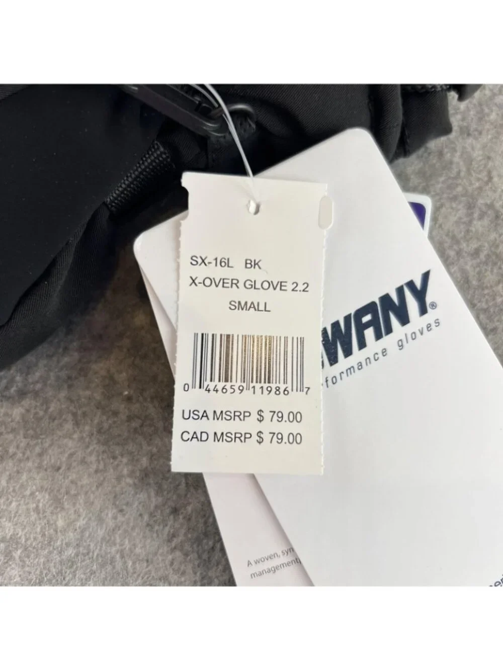 Swany X-Over Glove 2.2 Small Black Mens Waterproof Ski Snow Winter Gloves NWT